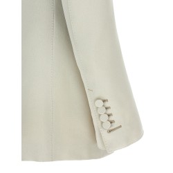 Duchesse single-breasted blazer