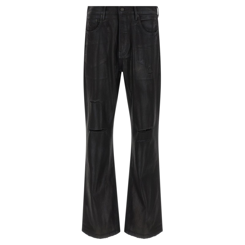 'P026 Rinsed Foil Boot' jeans
