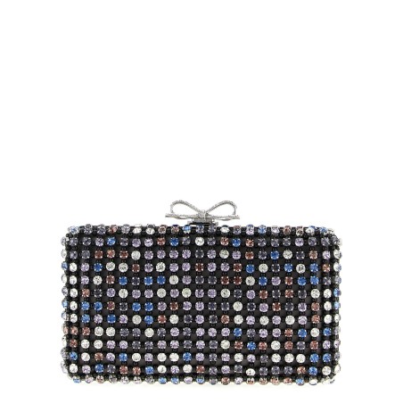 'Multi Crystal Chainmail' clutch