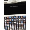 'Multi Crystal Chainmail' clutch