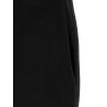 'Black Crêpe Flower Mini' dress