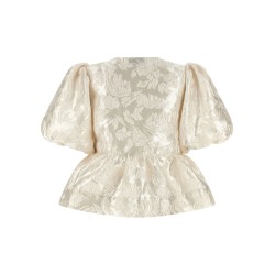 'Satin Peplum' blouse