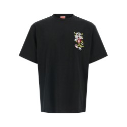 'Wild Tiger embroidered' T-shirt
