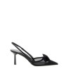 Mesh slingback with bow