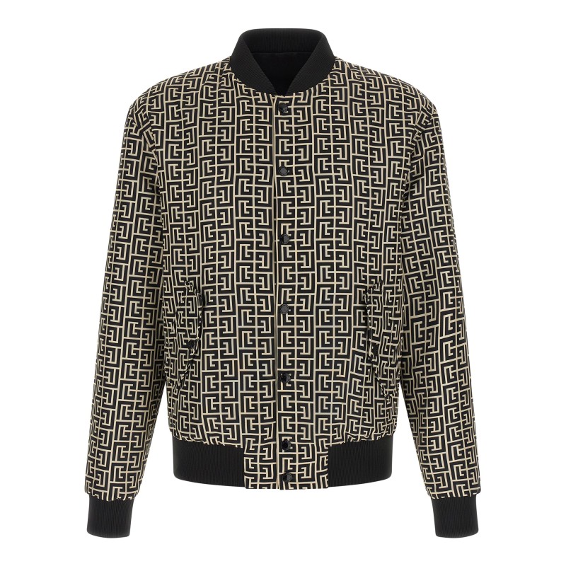 'Monogram' reversible bomber jacket