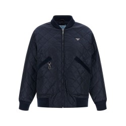 Quilted hooded jacket