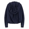 Hooded bomber jacket