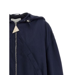 Hooded bomber jacket