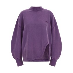 Shaped slit sweatshirt