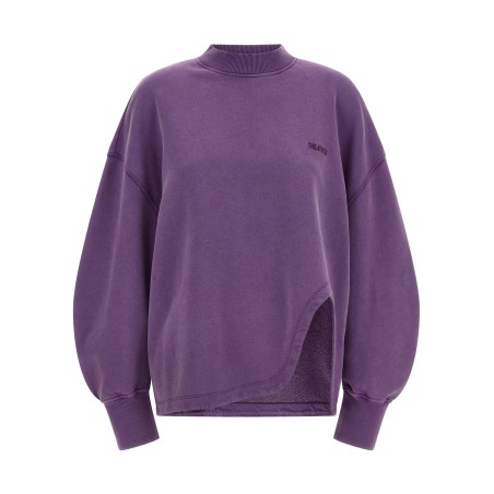 Shaped slit sweatshirt