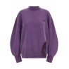 Shaped slit sweatshirt