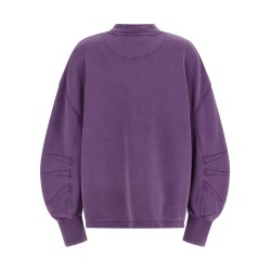 Shaped slit sweatshirt