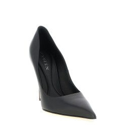 Leather pumps