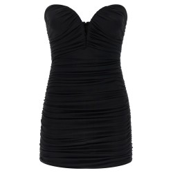 Heart-shaped neckline dress