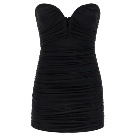 Heart-shaped neckline dress
