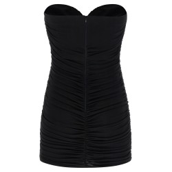 Heart-shaped neckline dress