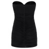 Heart-shaped neckline dress