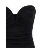 Heart-shaped neckline dress