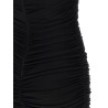 Heart-shaped neckline dress