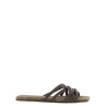 Leather slides