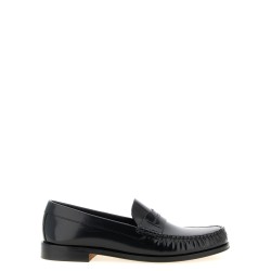 Shiny leather loafers