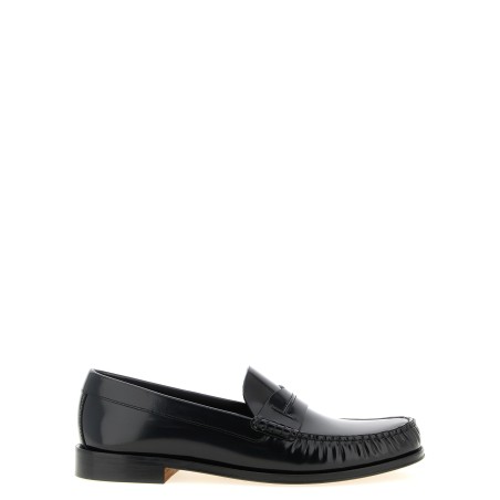 Shiny leather loafers