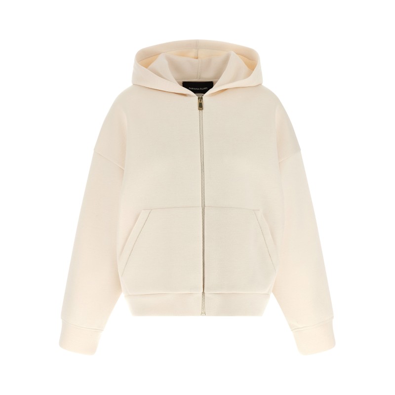 Scuba cashmere hoodie