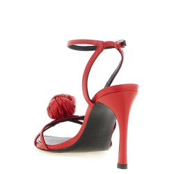 Sculptural knot sandals