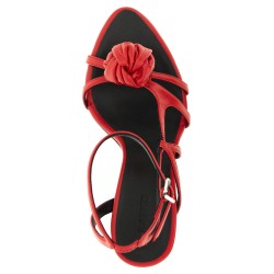 Sculptural knot sandals