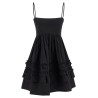'Black Mini Frill' dress