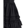 'Black Mini Frill' dress
