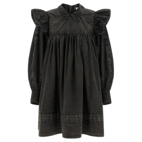 'Black Washed Mini Shirt' dress