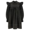 'Black Washed Mini Shirt' dress