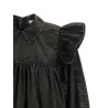 'Black Washed Mini Shirt' dress