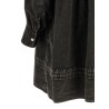'Black Washed Mini Shirt' dress