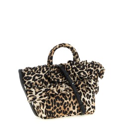 'Mini Shopper Ruffle Print' handbag