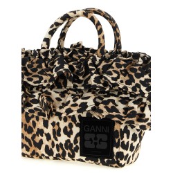 'Mini Shopper Ruffle Print' handbag