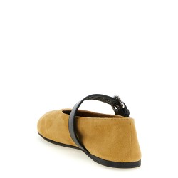 Buckle ballet flats