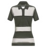 'Sheer Striped' polo shirt