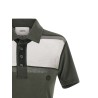 'Sheer Striped' polo shirt