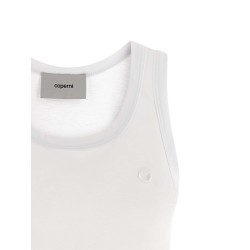 Logo embroidery tank top