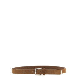 Braided leather belt
