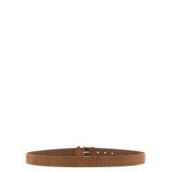 Braided leather belt