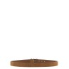Braided leather belt