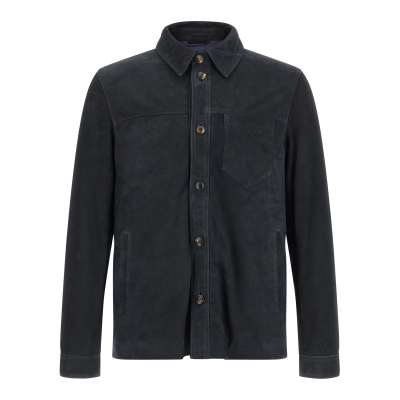 Suede overshirt