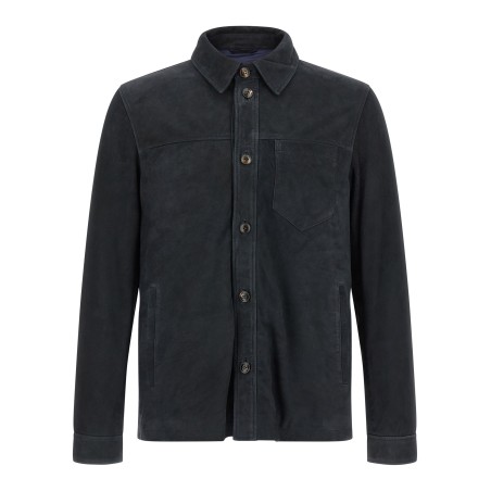 Suede overshirt