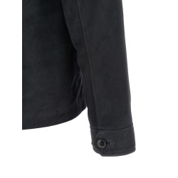 Suede overshirt