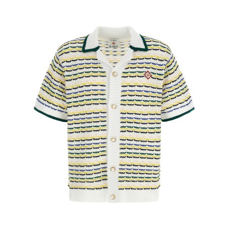'Tuck Stitch Short Sleeve' shirt
