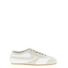 Leather and suede sneakers