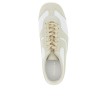 Leather and suede sneakers